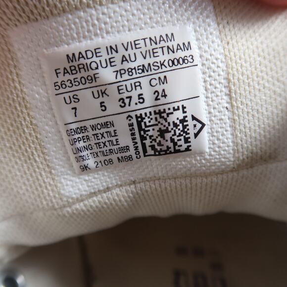 Converse Shoes Womens 7 Sneakers Chuck Taylor Madison Slip On Casual Canvas Low - Picture 12 of 12